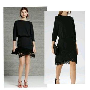 Reiss Marie Lace Hem Dress Size 2